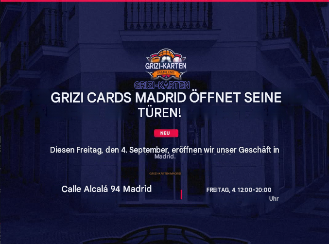 Antoine Griezmann eröffnet Grizi-Cards-Laden in Madrid