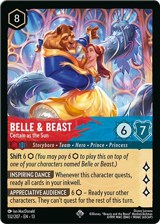 Belle and Beast card