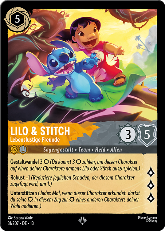 Lilo & Stitch card
