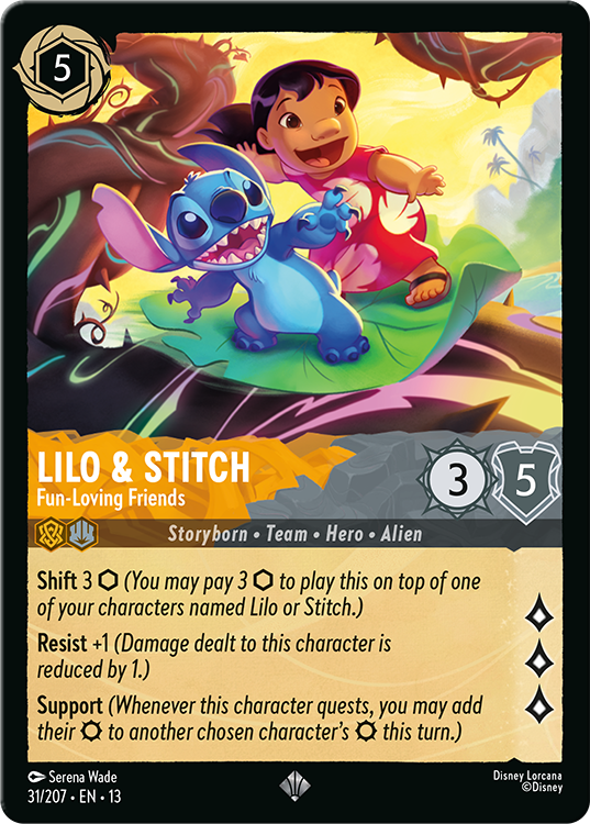 Lilo & Stitch card