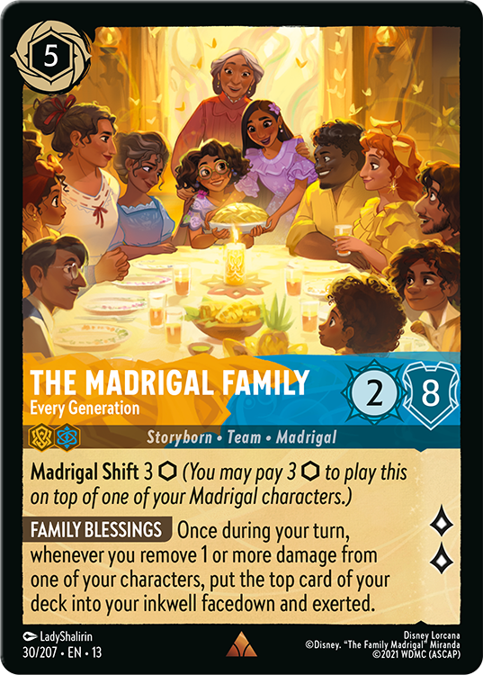Madrigal Family card