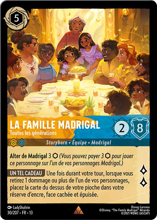 Madrigal Family card