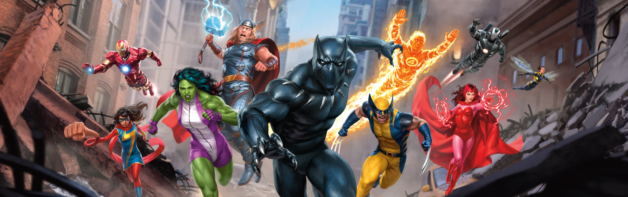 Les héros Marvel s’assemblent