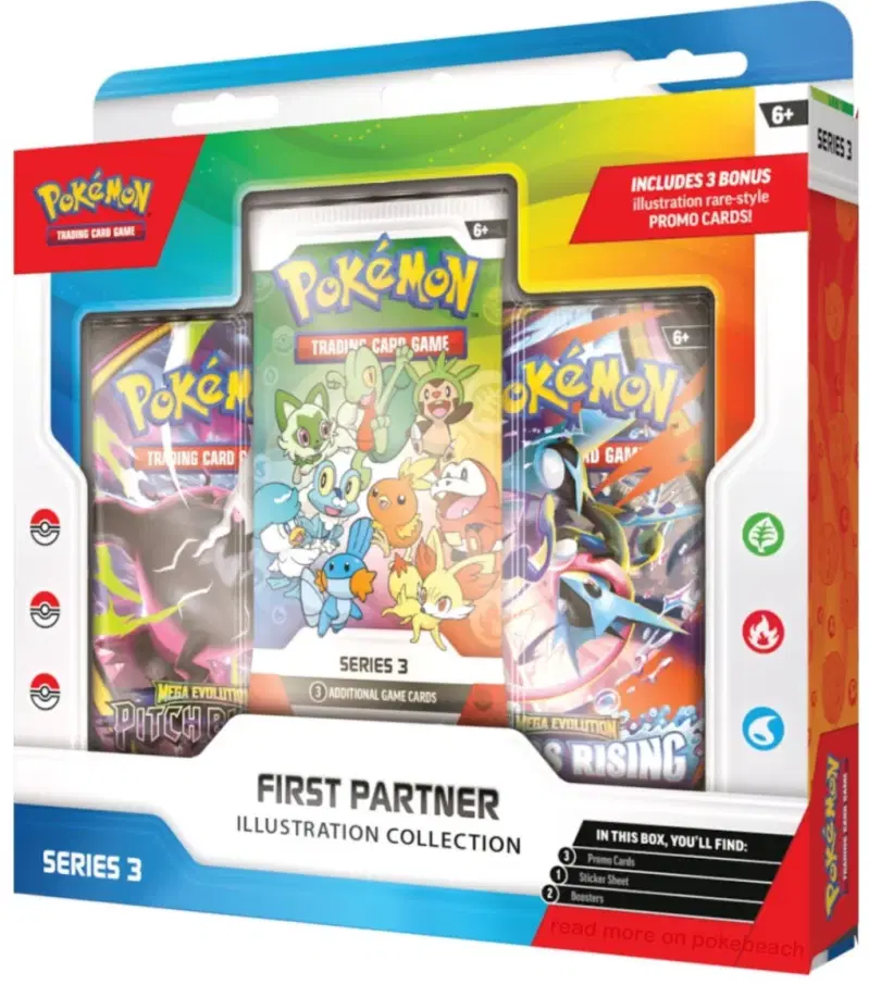 Pokemon Collection Illustration Premiers Partenaires–Série 3